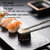 Novoshel Chopsticks Stainless Steel 316L UNS S31600 Metal Reusable Chipsticks Mirror Polished Smooth Edges Laser Engraved Non-slip Everlasting Abundance Pattern 5 Pairs Set Dishwasher Safe