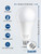 Nouscan 300W Equivalent LED Light Bulb, 4060LM Super Bright A23 LED Bulb, Daylight 5000K, 33W Energy Saving, E26 Medium Base, 120V for Garage, Warehouse, Shop, Supermarket, Non-Dimmable, 4 Pack