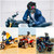 Yesmotor Youth Kids Motocross Helmet Full Face Motorcycle Dirt Bike Off-Road Mountain Bike BMX MX ATV Helmet with(Gloves Goggles Mask) 4Pcs Set - DOT Approved (Orange,M)