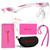 Aceoptics ANSI Z87 Safety Glasses for Women – Pink Clear, Anti Fog, Scratch & Impact Resistant Protective Eyewear for Shooting, Pickleball, Work & Sports – Includes Complete Bundle