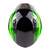 Typhoon TH158 Adult Modular Motorcycle Helmet DOT Dual Visor Full Face Flip-up - Green Large