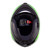 Typhoon TH158 Adult Modular Motorcycle Helmet DOT Dual Visor Full Face Flip-up - Green Large