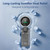 Portable Compact Handheld Fan, 3600mAh, USB Rechargeable Battery Operated, 5 Gears wind, Display Electricity & Speed in Real Time, Turbo Foldable Fans, Quiet Personal Fan for Travel, Home, Office