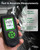 Paint Thickness Gauge – CM-206X Automotive Coating Thickness Meter 0–59.1 mils (0–1500 µm), 0.001 mils Resolution, Fe/NFe/Zn Auto Detection, Ruby Probe