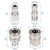3/8 Inch 3/8'' Pressure Washer Quick Connect Fittings Stainless Steel Adapter Set for NPT Male and Female Thread Kit