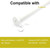 13.3V Charger Compatible with Somfy Sonesse Wirefree Plug-in Charger 9020672 for Sonesse ST30 & R28 Motors - 8-Hour Charge, and Extended Reach Cable