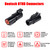 JRready ST6286 1 Pin DTHD Connector 4 Sets,IP67 Waterproof Single Terminal Connectors for Heavy-Duty Applications,Contact Size 12 Crimp Wire Gauge 12-14AWG,25A