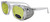 TITUS G12 Retro Style Safety Glasses Soft Folding Stainless Steel Mesh OR Color Matched Side Shield (Transparent Frame/Yellow Lens, Glasses Only)