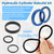 Hydraulic Log Splitter Cylinder Rebuild Seal Kit for 4.5" Bore x 1.75" Rod Cylinder, Replace for Huskee Log Splitter Parts Hydraulic Cylinder Rebuild Kit (Pack of 11)