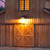 Diyel Solar Barn Light for Outside, Outdoor Wall Lights Solar Powered, Farmhouse Exterior Wall Sconce, Industrial Outside Lighting Fixture, Rustic Bronze White Lantern for Barn Shed Coop Garage Patio