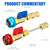 Frienda R134A R1234YF Valve Core Tool 35 Pcs Air Condition Valve Core Refrigeration Schrader 3 Pcs Remover Tool with 20 Pcs O-Ring Rubber Seal for Car(A/c R12 R22 R410 R134a R1234yf)