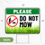 2PC Do Not Mow Sign with Stake, 12 Inches by 9 Inches - Corrugated Plastic - No Mow May Yard Sign for Lawn