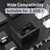 50PCS USB-A Port Blockers with 3 Keys-Removable Type-A Data Protection - Dust & Moisture Resistant Shield for Laptops, PCs, Gaming Devices & Tamper Protection (Black)