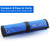 HELAKLS 2 Pieces(10 Pockets SAE+ 10 Pockets Metric) Wrench Tool Roll Up Pouch Utility Heavy Duty Canvas Tool Organizers Bag Blue
