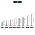 #4 x 1/4" Truss Head Wood Screws (200 pcs), 18-8 (304) Stainless Steel, Phillips Drive Truss Head Self Tapping Screws, Fayeploo (with Phillips Driver Bit)