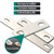 Bus Bar Copper Flat Bar Red Pure Copper Nickel Plating for Lithium Battery 3.2V 50Ah 100Ah 280Ah LiFePO4 Cells Busbar Connector Pitch Row 3.34" 8PCS BusBars