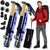 TREKOLOGY Trek-Z Collapsible Hiking & Trekking Poles - Balance Support for Seniors, Women, and Men, 2pc Per Set
