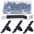 Rexka 21pcs Rocker Panel Ground Effects Moulding Clips for Ford Mustang F4ZZ-6310182-A F4ZZ6310182A - Multipurpose Auto Trim Panel Body Remover