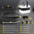 Dyna-Living Steam Cleaner 2500W Car Steamer for Auto Detailing Handheld Steamer Cleaner for Home, High Pressure Steam Cleaner with 1L Water Tank Portable Steamer for Cleaning Kitchen