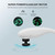 MEGAWISE Cordless Handheld Back Massager w/Rechargeable 3200mAh Battery, 5 Speed and 5 +2 Massage Nodes with Hard, Medium and 2 Soft Silicone Nodes; Massage While Moving Around (Pearl White)