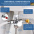 SonTiy Hot and Cold Bidet Mixing Valve Kit, Upgrade Brass 4 Way Warm Bidet T-adapter valve for Handheld Toilet Sprayer Seat Bidet Attachment with Two Tee Connector and 79inch Shower Hose