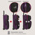 U.S. Traveler Rio Lightweight Softside Rolling Carry-on Suitcase, 2-Wheel Set, Purple