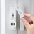 INIRET White 180 Degree Barn Door Lock,Mechanical Password Lock,Flip Latch with Combination,3 Digit Password Keyless,Protect Privacy,for Barn Door,Windows,Garden,Cabinets,Bathroom,and Sliding Door