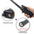ABBREE SMA-Female Ham Radio Antenna VHF/UHF 48.8-inch 144/430MHz High Gain Foldable CS Tactical Antenna for Baofeng UV-5R BF-F8HP Pro 5RM K5PLUS UV-21R AR-152 Quansheng K6 UVK5(8) Radio Accessories