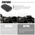 DREAMIZER Motorcycle Leather Pillion Rear Passenger Pad Seat 8 Suction Cups Black Liamond Rectangular Seat Compatible with Harley Cruiser Chopper Custom Dyna Sportster Softail Touring XL883 1200 48