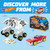 BLADEZ Licensed Hot Wheels Stickers Creative Activity Set Includes Cardboard Cars, Stickers, Pens and Coloring Sheets for Kids, Art Toy and Creative Play for Ages 3+