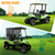 10L0L Golf Cart Sun Shade Cover for Yamaha G29 Drive 2007-2016, 2-Passenger, UV Heat Resistant Mesh with 90% Heat Block, 3-Sides Roll Up, Full Roof Coverage (63" L X 45" W)