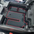 Full Size Center Console Organizer Tray Compatible with 2019-2022 Chevy Silverado/GMC Sierra 1500 and 2020-2022 2023 Silverado/Sierra 2500HD 3500HD Accessories -Full Console w/Bucket Seats ONLY, Red