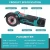 【FathersDay Gift】12V Cordless Mini Brushless Angle Grinder Kit with 4 Gutting Blades,2 pcs 12V 1500mAh Batteries 19500 RPM/Min,for Cutting Grinding Polishing Electric Heavy Duty Handle Power Tools,Blackfriday,Christmas Gift fathersdaygift