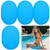 HFYZZ 4 Pcs Poolside Seating Mat - 17.7 x 13.4 Soft Oval Foam Poolside Seat Cushion for Edge of Pool, Portable Seat Mat for Side of Pool, Poolside Seat Pad for Above Ground Pools Lounging