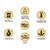 Allegresse 24 Karat Skincare Bio Anti Wrinkle Face Cream | Formulated with Natural Oils, Honey, Extracts, Vitamin E and Citrustem | Best Suitable for Anti-aging Needs | 1.7 Oz