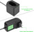 Hanaix 1.2V-18V Ni-MH Battery Charger UC18YG Compatible with Hitachi 7.2V 9.6V 12V 14.4V 18V Pod Style Battery(Only fit for Ni-MH/Ni-CD Battery)