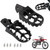 Eagwinger CNC Foot Pegs Alumiunm Dirt Bike Footpegs Compatible with Surron Light Bee X S Honda CRF250F CRF150F CRF230F XR150L LBS LBX MX3 XXX KDX200 HAWK 250 X160 X260 E Ride Pro SS (Black)
