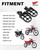 Eagwinger CNC Foot Pegs Alumiunm Dirt Bike Footpegs Compatible with Surron Light Bee X S Honda CRF250F CRF150F CRF230F XR150L LBS LBX MX3 XXX KDX200 HAWK 250 X160 X260 E Ride Pro SS (Black)