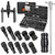 MateAuto 12pcs Motorcycle Blind Hole Collet Bearing Puller Set, Internal Bearing Extractor Puller Kit Slide Hammer Bearing Puller with Expandable Collets 8-32mm Inner Bearing Remover Tool (12-Piece)