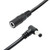 9FT Power Extension Cable - 5.5mm x 2.1mm, 18AWG, 90 Degree Right Angle DC 5521 Male to Female 12V Power Cord for Security Camera, LED Strip Light and More Devices