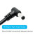 9FT Power Extension Cable - 5.5mm x 2.1mm, 18AWG, 90 Degree Right Angle DC 5521 Male to Female 12V Power Cord for Security Camera, LED Strip Light and More Devices