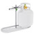 RVMATE RV Dual Propane Tank Mounting Rack with Locking Device for 20 lb Tanks, White, Dual RV Propane Tank Cylinder Rack with Lock for Travel Trailer Hitch Frame