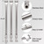 Hiorucet 5050 Replacement Parts for Char-Griller Grill, Cooking Grates, Grease Tray with Catch Pan, Heat Plates, Burner, Ignitor, Hanger Brackets for Chargriller 5050, 5650, 5072 Parts.