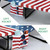 Irisbell Lounge Chair Towel Cover with Side Pockets,Thick Quick Dry Chaise Lounge Cover,Beach Chair Towel Covers for Pool Sunbathing Camping Garden (American Flag)