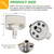 WB03X25796 PGP976SET1SS PGP953SET1SS PGP986SET1SS Gas Cooktop Knob Fit for GE Gas Stove Knobs WB03T10326 PGP986SET5SS PGP959SET1SS PGP976SET2SS 4362262 AP5986232 PS11721433 EAP11721433-5 Pack
