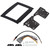 ECOTRIC Double Din Radio Stereo Kit Compatible with 06-10 Dodge Ram 1500 2500 3500 Chassis Cab Dash Bezel Installation Kit w/Wiring Harness
