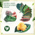 Gersoniel 90 Pcs Parchment Paper Leaves, 8.66 in Charcuterie Board Tropical Parchment Paper Leaves Cheese Decorative Parchment for Table Festival Tropical Party Serving