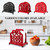 Jogreful Vintage Metal Napkin Holder Cast Iron Square Napkin Holder Organizer for Kitchen Restaurant Home Decor, Red