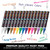 ARTIQO Paint pens for rock painting - Wood, Glass, Metal and Ceramic Works on almost all surfaces set of 15 Vibrant Medium tip Oil Paint Marker Pens, Quick Dry, Water Resistant