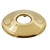 Westbrass Flat Head Toilet Kit with Round Handles, 1/2" IPS x 3/8" OD x 20", Polished Brass, D103KFH-01